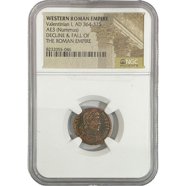 Western Roman Valentinian I, AD 364-375 AE3 NGC