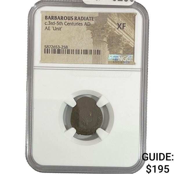 Barbarous Radiate c.3rd-5th Centuries AD AE 'Unit' NGC XF