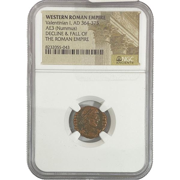 Western Roman Valentinian I, AD 364-375 AE3 NGC