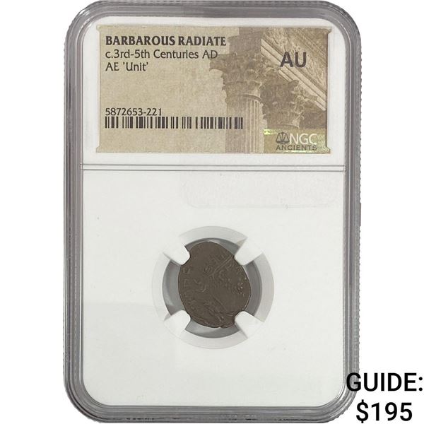 Barbarous Radiate c.3rd-5th Centuries AD AE 'Unit' NGC AU