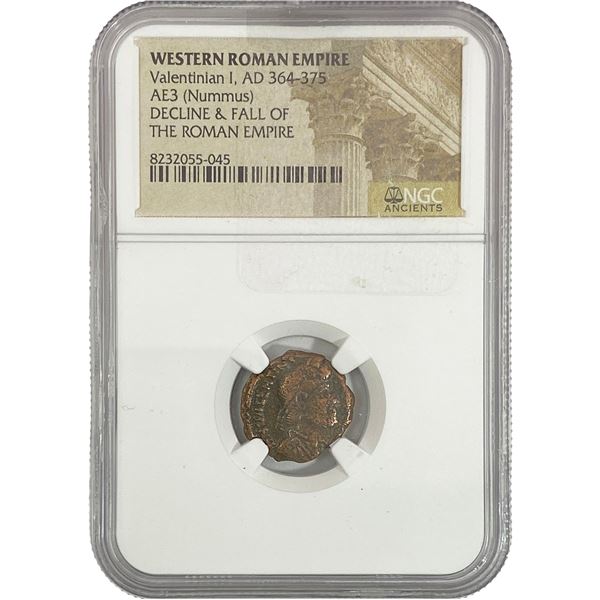 Western Roman Valentinian I, AD 364-375 AE3 NGC