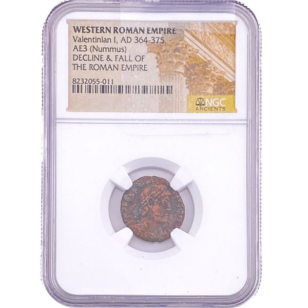 Western Roman Valentinian I, AD 364-375 AE3 NGC
