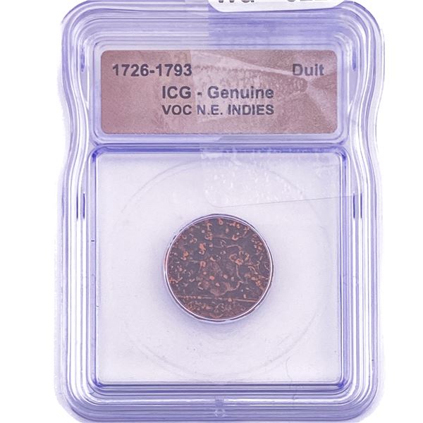 VOC N.E. INDIES Duit ICG Genuine