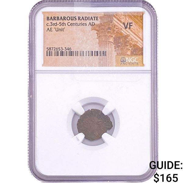 Barbarous Radiate c.3rd-5th Centuries AD AE 'Unit' NGC VF