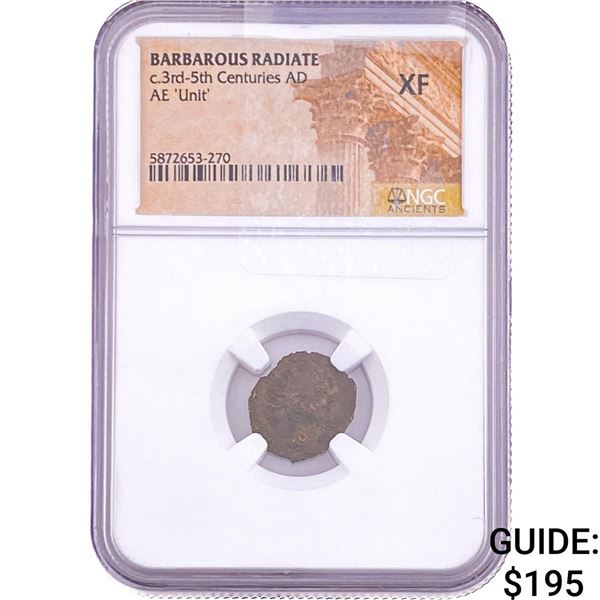 Barbarous Radiate c.3rd-5th Centuries AD AE 'Unit' NGC XF