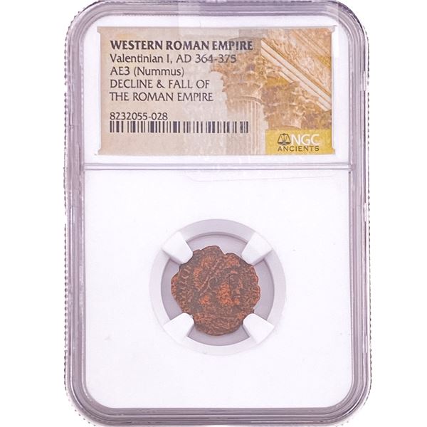 Western Roman Valentinian I, AD 364-375 AE3 NGC