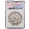1883-O Morgan Silver Dollar ACGC MS67