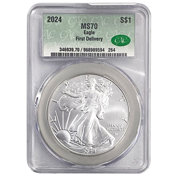 2024 Silver Eagle CAC MS70