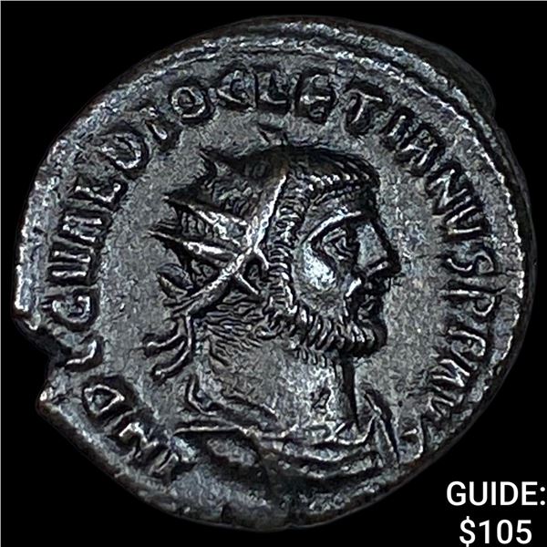 Roman Diocletian 284-305 AD BI Nummus CHOICE AU