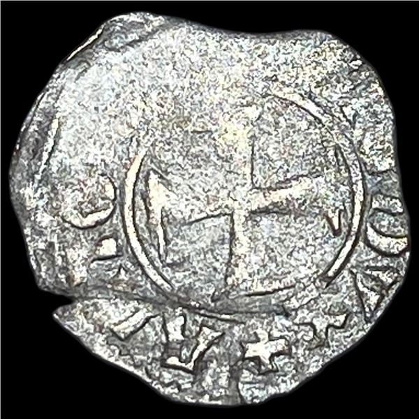 14th-15th Cent Venetian Republic Silver Tornesello NEARLY UNCIRCULATED