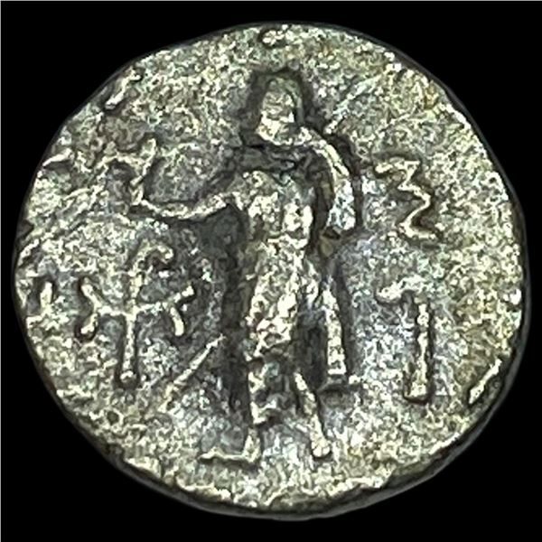 Indo-Scythian 58-12 BC Silver Drachm NEARLY UNCIRCULATED