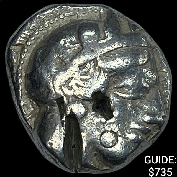Attica, Athens 393-294 AD Silver Tetradrachm NEARLY UNCIRCULATED