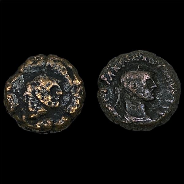 [2 Coins]Roman Egypt 235-284 AD BI Tetradrachm NEARLY UNCIRCULATED