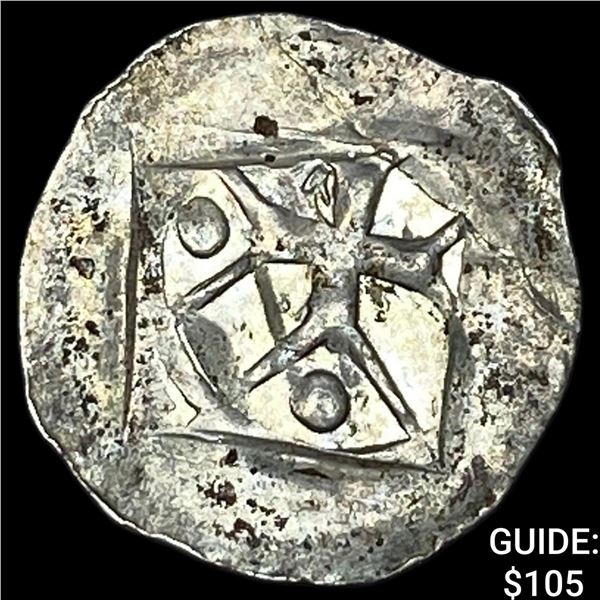 1250-1300 Germany SIlver Hand Heller NEARLY UNCIRCULATED