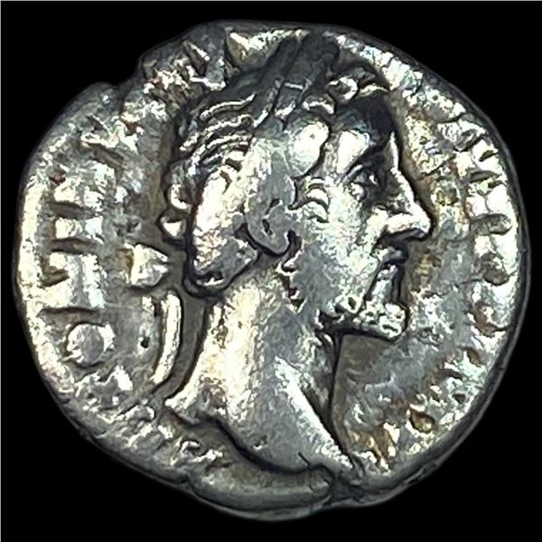 Roman Ant. Pius 138-161 AD Silver Denarius NEARLY UNCIRCULATED