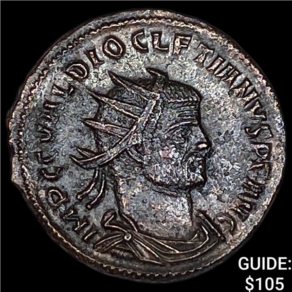 Roman Diocletian 284-305 AD BI Nummus CHOICE AU