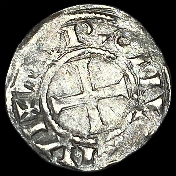 1150-1200 France Abbey of St Martin Silver Denier NEARLY UNCIRCULATED