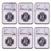 Image 1 : [6 Coins] 1961 Franklin Half Dollar NGC PF67