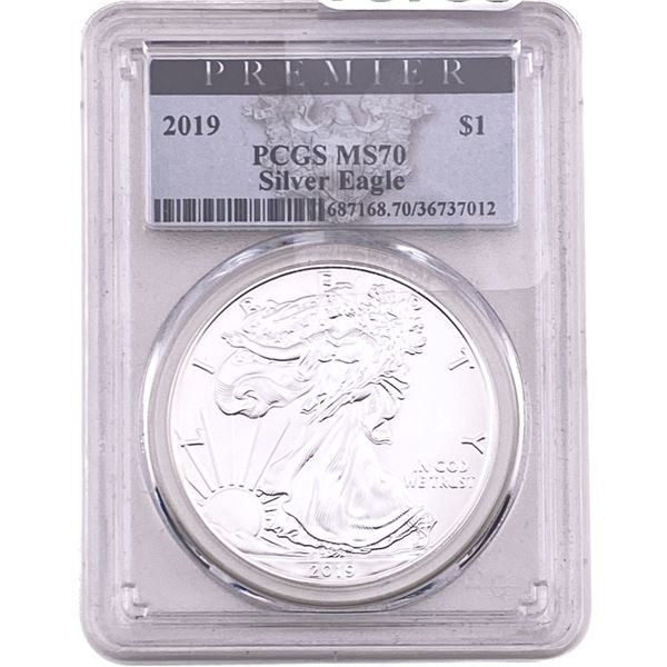 2019 Silver Eagle PCGS MS70