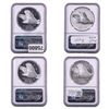 Image 2 : [4 Coins] 1792-2017 1oz Sliver American Liberty Mint 225thAnniv. NGC PF69 Ultra Cameo