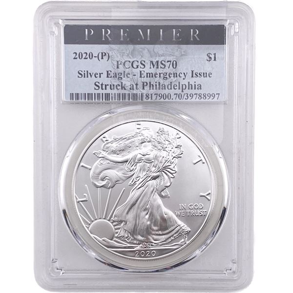2020-(P) Silver Eagle PCGS MS70