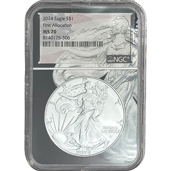 2024 Silver Eagle NGC MS70
