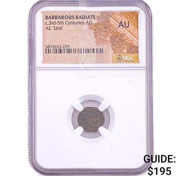 Barbarous Radiate c.3rd-5th Centuries AD AE 'Unit' NGC AU