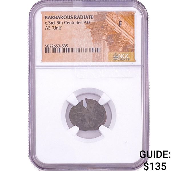 Barbarous Radiate c.3rd-5th Centuries AD AE 'Unit' NGC F