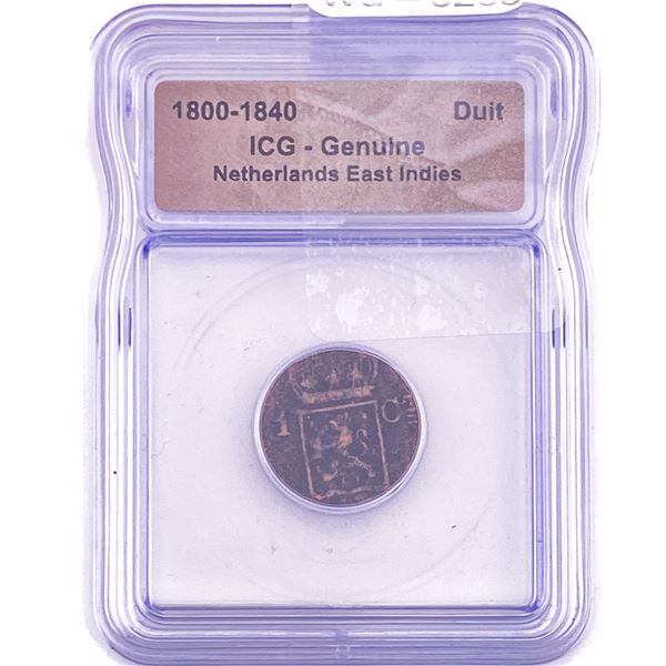 Netherlands East Indies Duit ICG Genuine