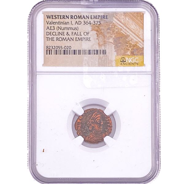 Western Roman Valentinian I, AD 364-375 AE3 NGC