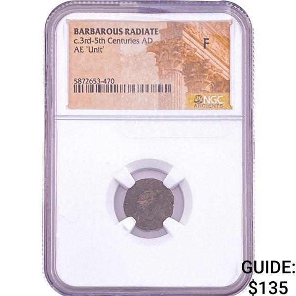 Barbarous Radiate c.3rd-5th Centuries AD AE 'Unit' NGC F
