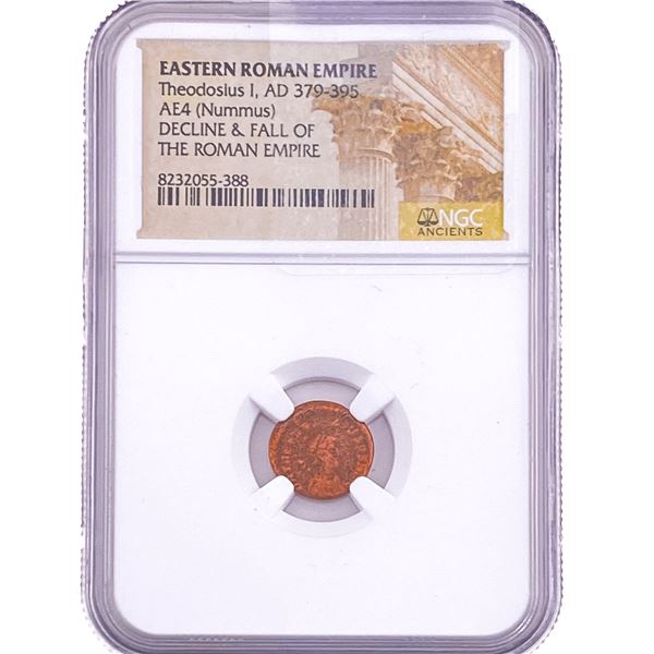 Eastern Roman Theodosius I, AD 379-395 AE4 NGC