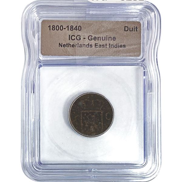 Netherlands East Indies Duit ICG Genuine