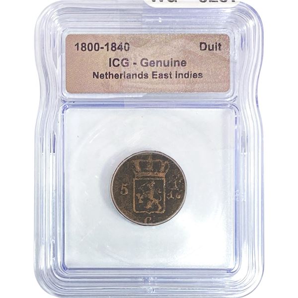 Netherlands East Indies Duit ICG Genuine