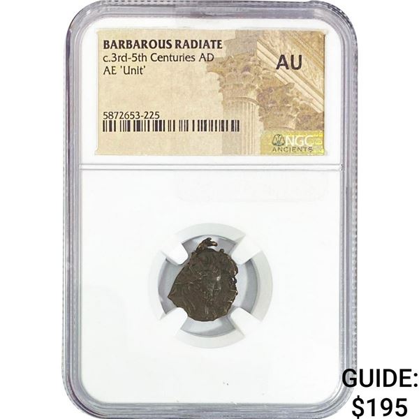 Barbarous Radiate c.3rd-5th Centuries AD AE 'Unit' NGC AU