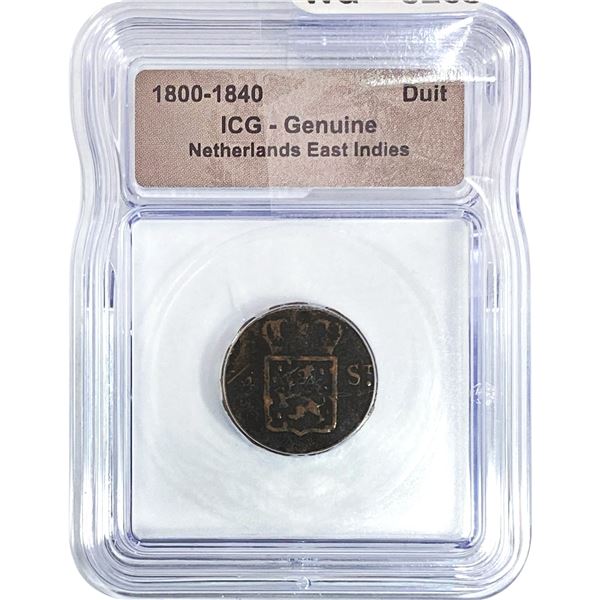 Netherlands East Indies Duit ICG Genuine