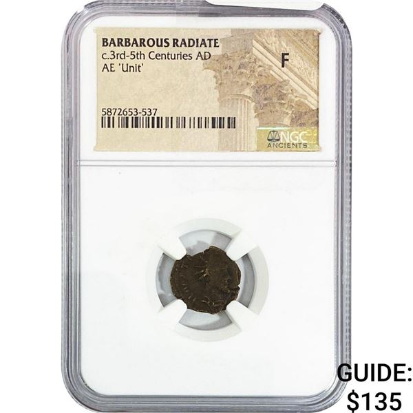 Barbarous Radiate c.3rd-5th Centuries AD AE 'Unit' NGC F