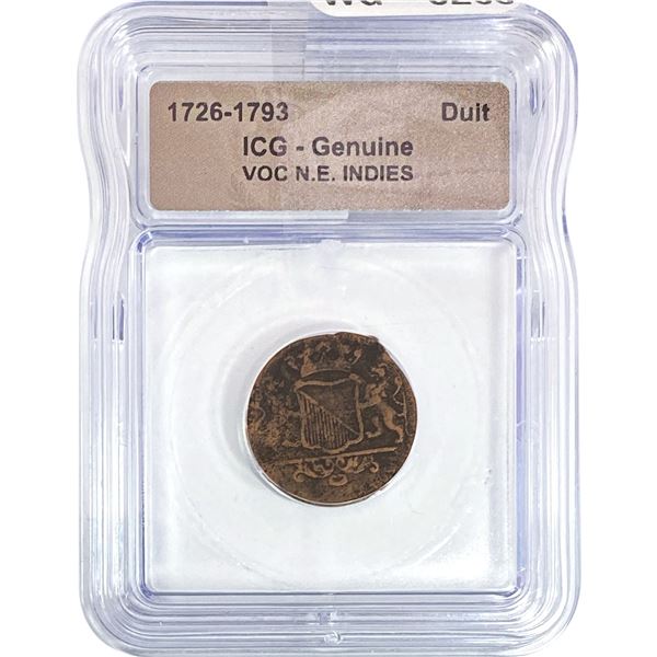VOC N.E. INDIES Duit ICG Genuine
