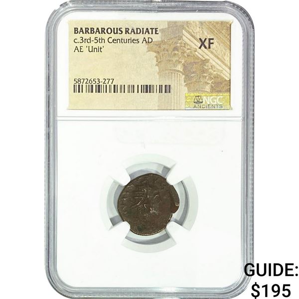 Barbarous Radiate c.3rd-5th Centuries AD AE 'Unit' NGC XF