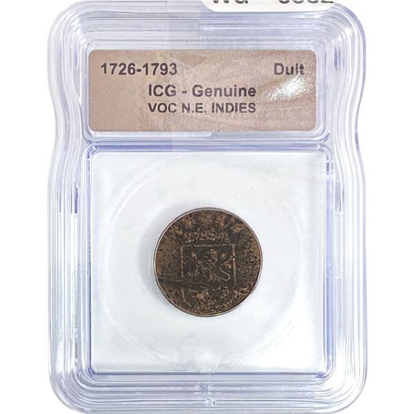 VOC N.E. INDIES Duit ICG Genuine