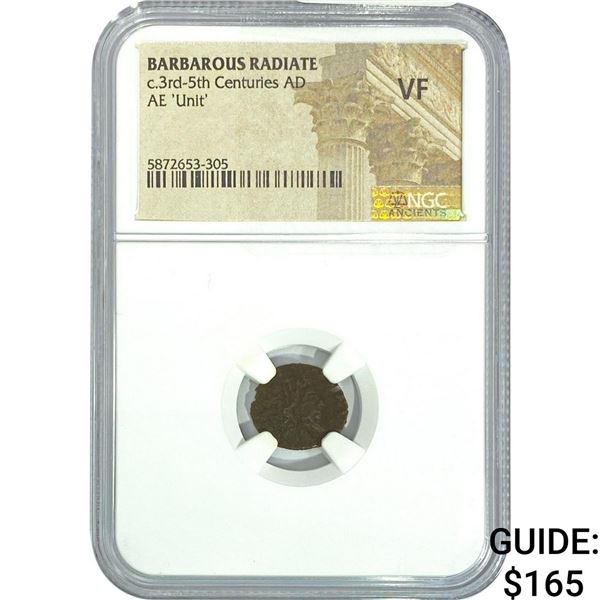 Barbarous Radiate c.3rd-5th Centuries AD AE 'Unit' NGC VF