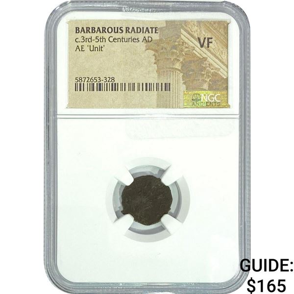 Barbarous Radiate c.3rd-5th Centuries AD AE 'Unit' NGC VF