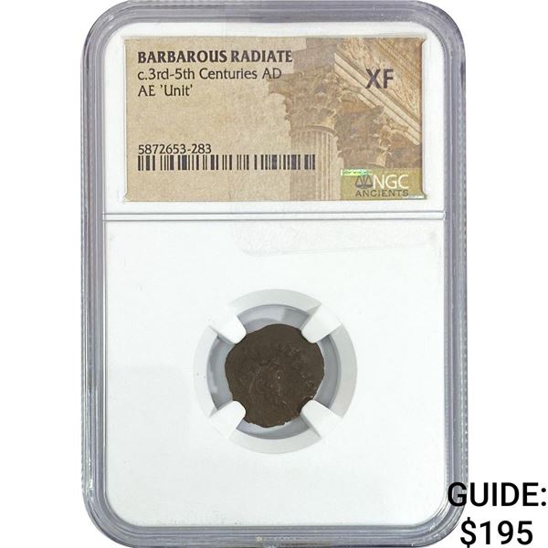 Barbarous Radiate c.3rd-5th Centuries AD AE 'Unit' NGC XF