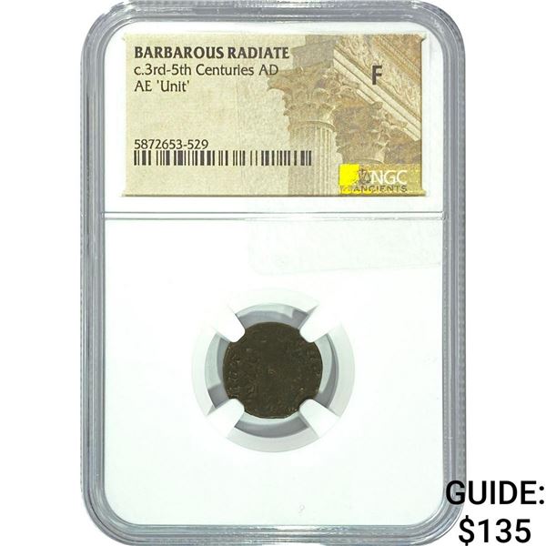 Barbarous Radiate c.3rd-5th Centuries AD AE 'Unit' NGC F