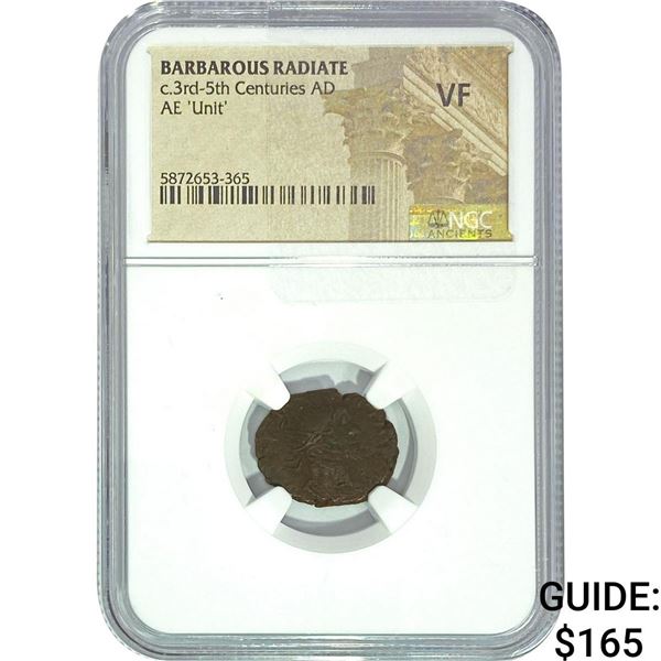Barbarous Radiate c.3rd-5th Centuries AD AE 'Unit' NGC VF
