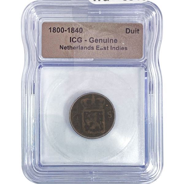 Netherlands East Indies Duit ICG Genuine