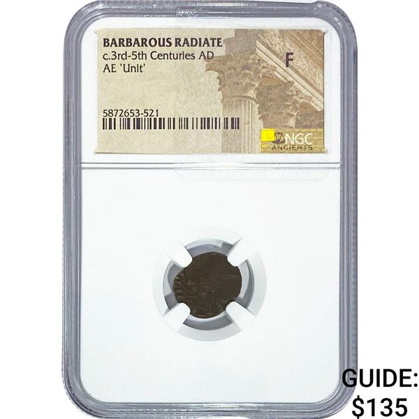 Barbarous Radiate c.3rd-5th Centuries AD AE 'Unit' NGC F