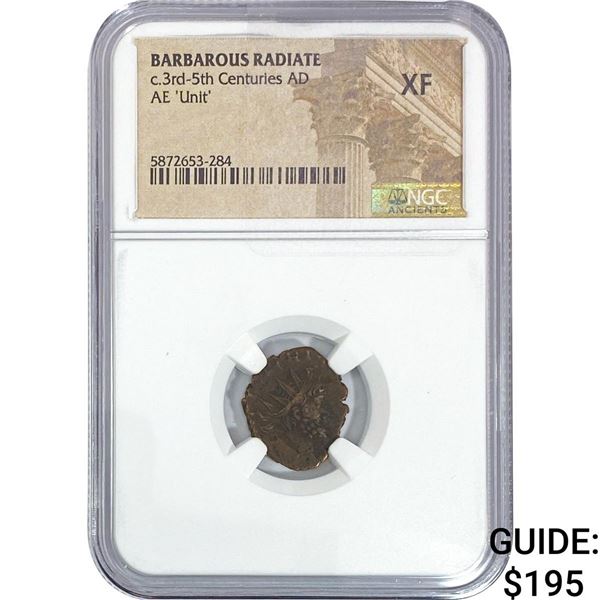 Barbarous Radiate c.3rd-5th Centuries AD AE 'Unit' NGC XF