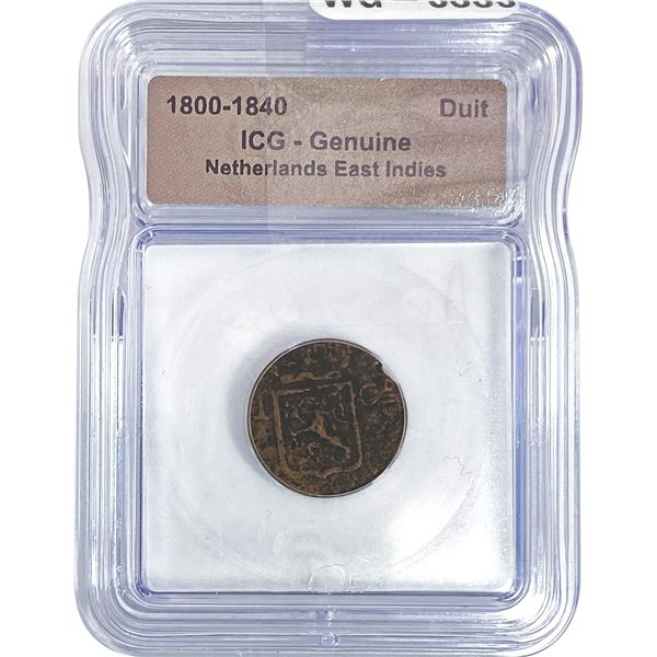 Netherlands East Indies Duit ICG Genuine