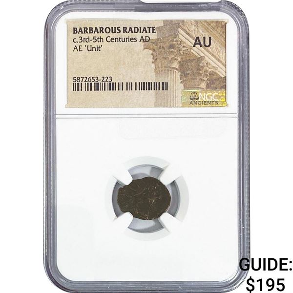 Barbarous Radiate c.3rd-5th Centuries AD AE 'Unit' NGC AU